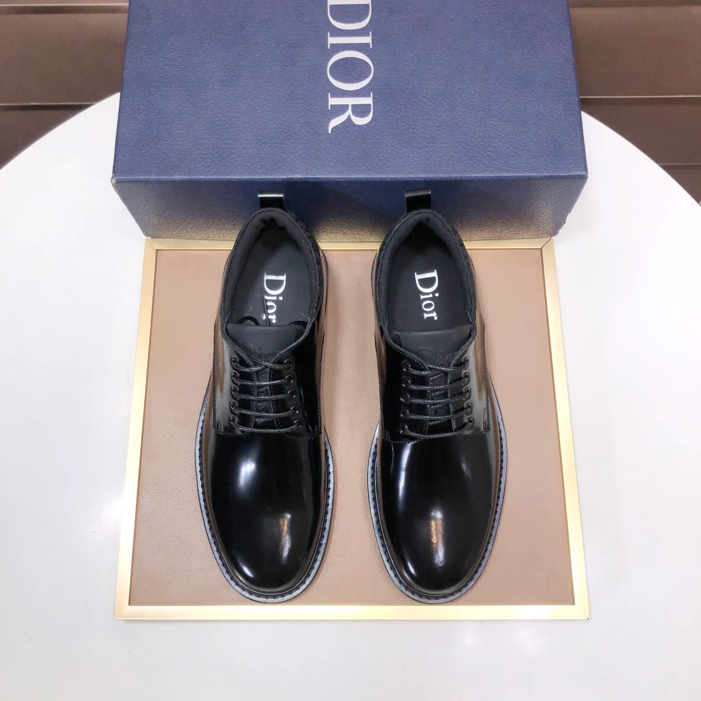 Men's shoes 💰680💶[Dior] (water-dyed cowhide lining) Dior original 1:1 high-quality factory, imported original materials, imported raw cowhide, water-dyed cowhide lining, original TPU outsole, code number: 39-44 (38.45 custom-made)